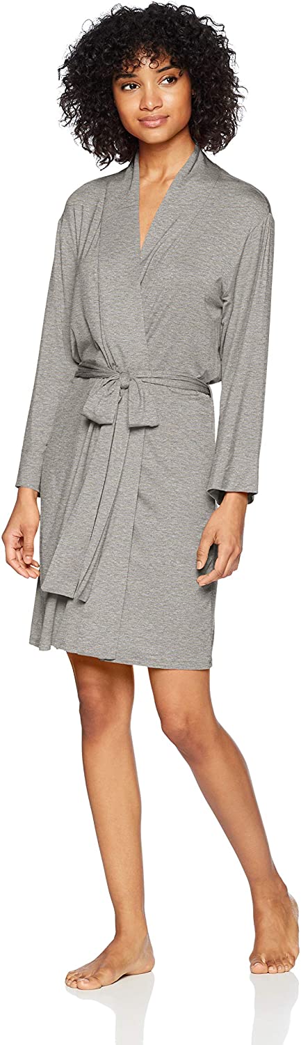 Price:$91.72 Natori Women's Feathers Knit Robe, Heather Gray, XS at Amazon Women’s Clothing store