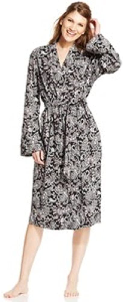 Price:$28.95 Charter Club Paisley Kimono Robe Black at Amazon Women’s Clothing store