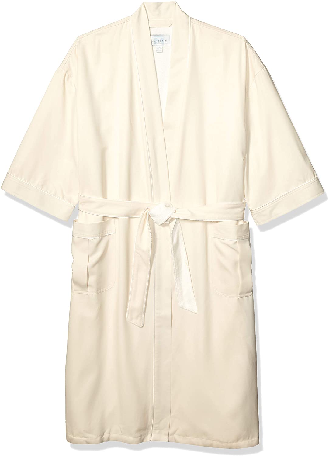 Price:$70.87 Majestic International Women's Sherbrooke Lined Kimono Robe, Natural, OSFA at Amazon Women’s Clothing store