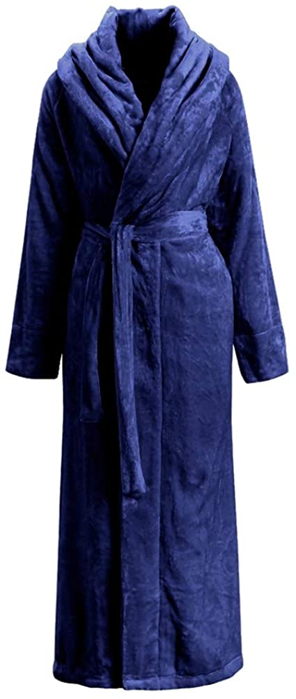 Price:$62.99 Liveinu Unisex Plush Fleece Soft Full Long Bathrobe Housecoat Terry Robe at Amazon Men’s Clothing store