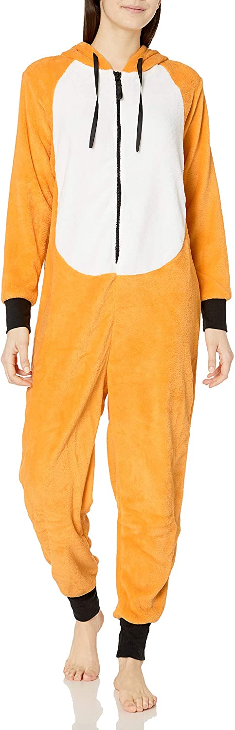 Price:$13.99 Totally Pink Women's Plush Specialty Bear Onesie at Amazon Women’s Clothing store