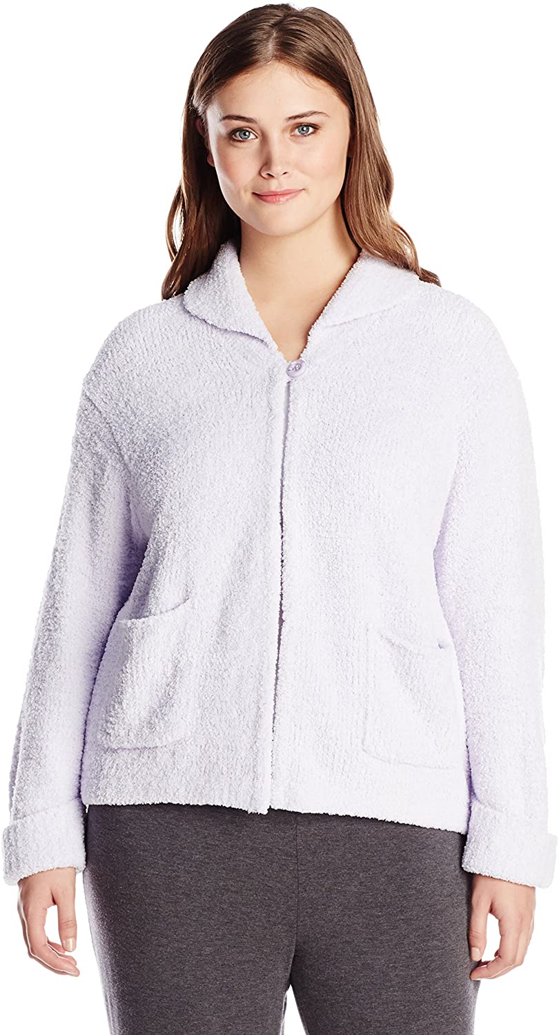 Price:$41.91 Casual Moments Women's Size Shawl Collar Bed Jacket Plus at Amazon Women’s Clothing store