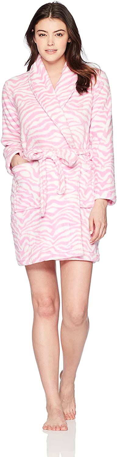 Price:$19.39 Totally Pink Women's Cozy Plush Robes, XL Pink at Amazon Women’s Clothing store