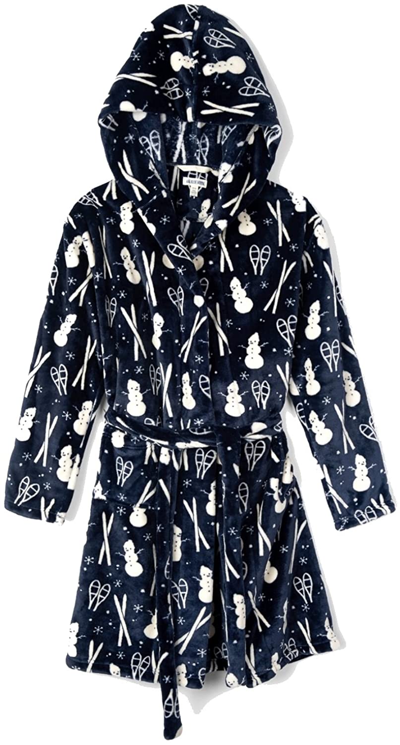 Price:$59.00 Hatley Vintage Holiday Adult Fleece Robe, Dark Navy, Large at Amazon Women’s Clothing store