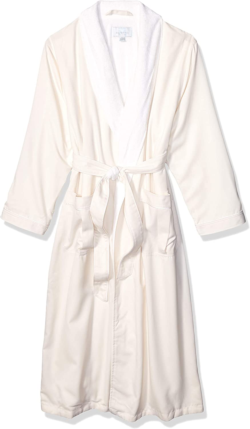 Price:$100.00 Majestic International Women's Sherbrooke Lined Shawl Robe, Natural, OSFA at Amazon Women’s Clothing store