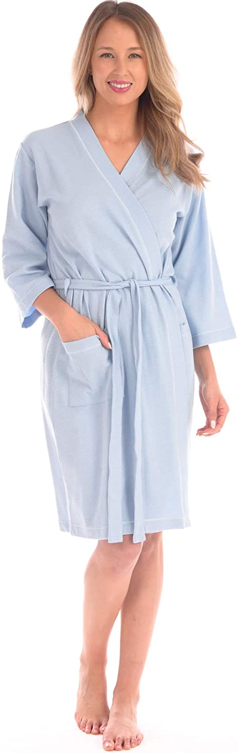 Price:$24.98 Patricia Women's Premium Cotton Kimono Housecoat Robe at Amazon Women’s Clothing store