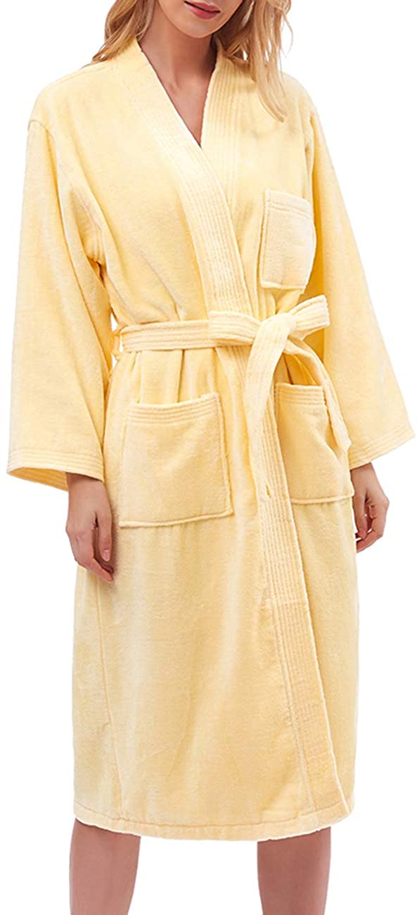 Price:$22.15    Find Dress Robe Pakistan Cotton Soft Water Absorption Bathrobe  Clothing