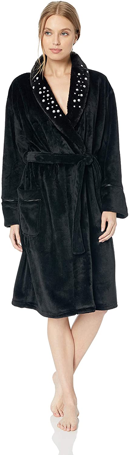 Price:$61.38 PJ Salvage Women's Cozy Plush Bath Robe at Amazon Women’s Clothing store