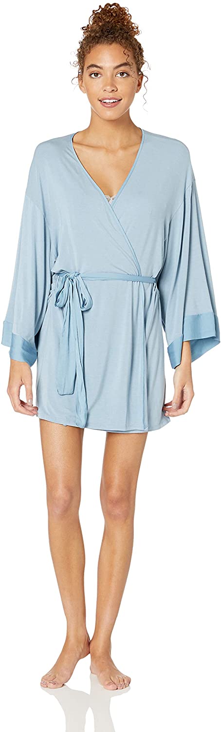 Price:$50.98 Josie by Natori Women's Modal Knit with Satin Wrap at Amazon Women’s Clothing store