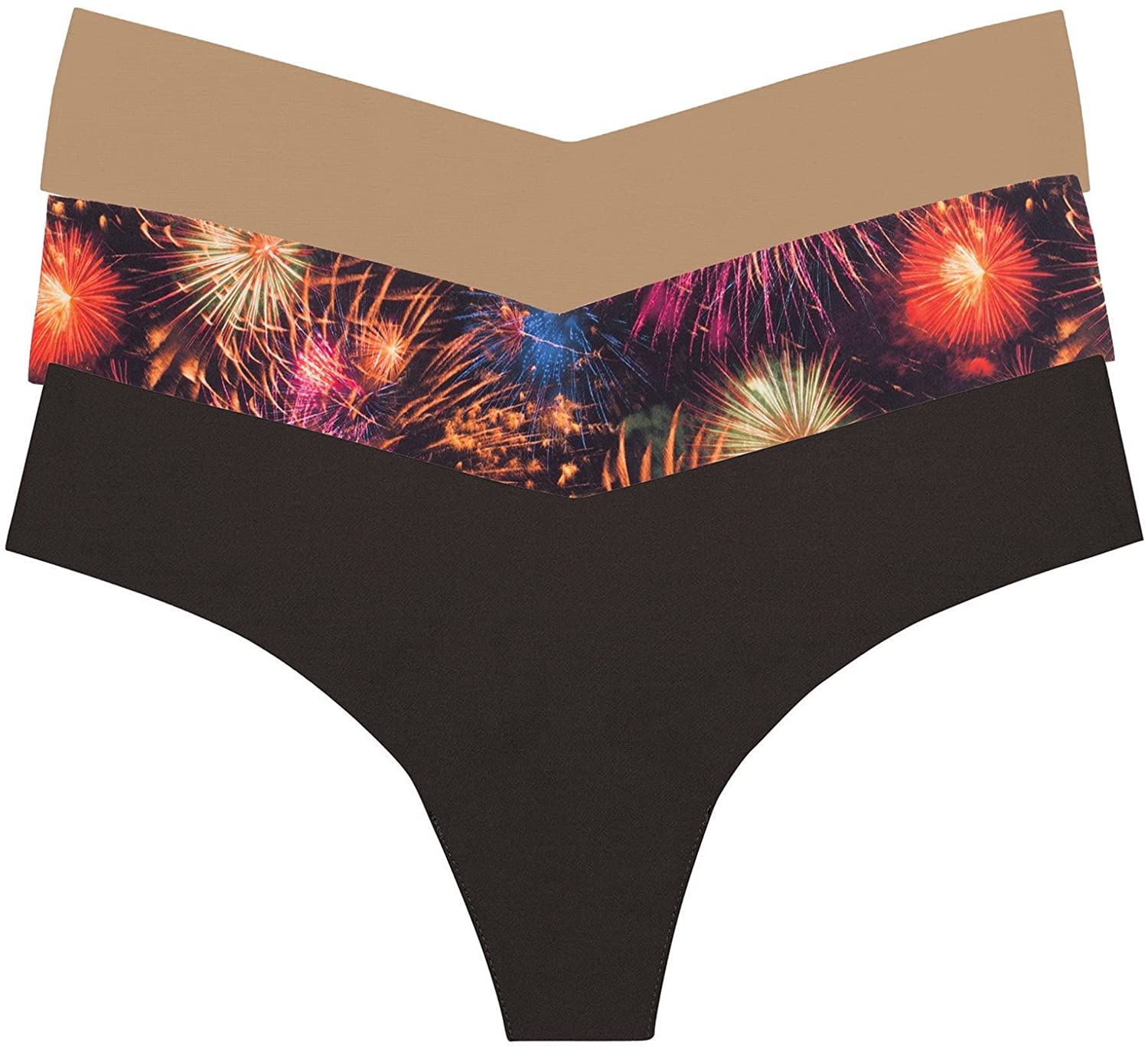 Price:$49.99 commando Panty Party Women's Thongs, Pack of 3, Size M/L (8-12) at Amazon Women’s Clothing store