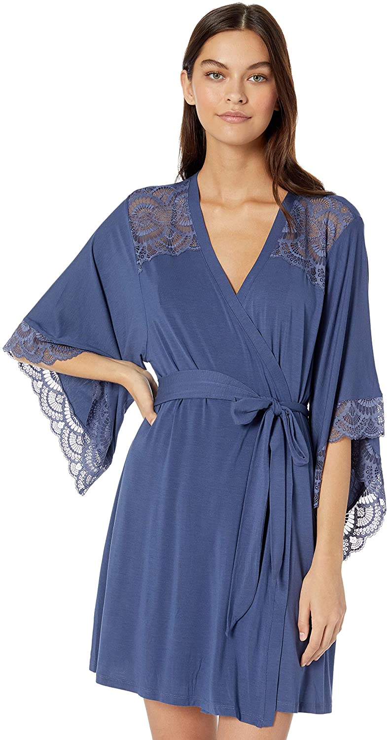 Price:$109.00 Eberjey Women's Simona Date Robe at Amazon Women’s Clothing store