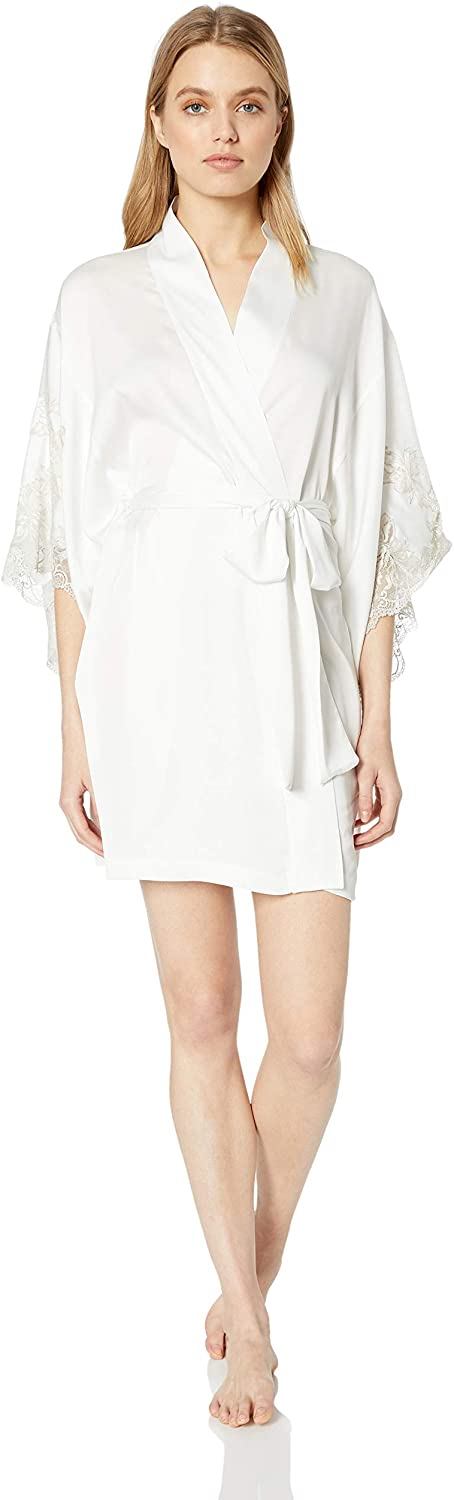 Price:$193.27 Natori Women's Satin Wrap, Solid Warm White, XS at Amazon Women’s Clothing store