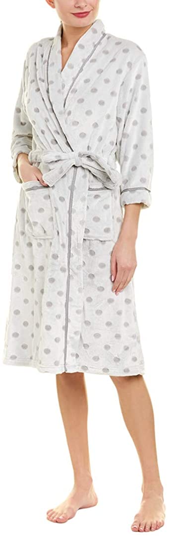 Price:$47.60 ELLEN TRACY Women's Cozy Sheared Chenille Dot Long Robe 8218676 at Amazon Women’s Clothing store
