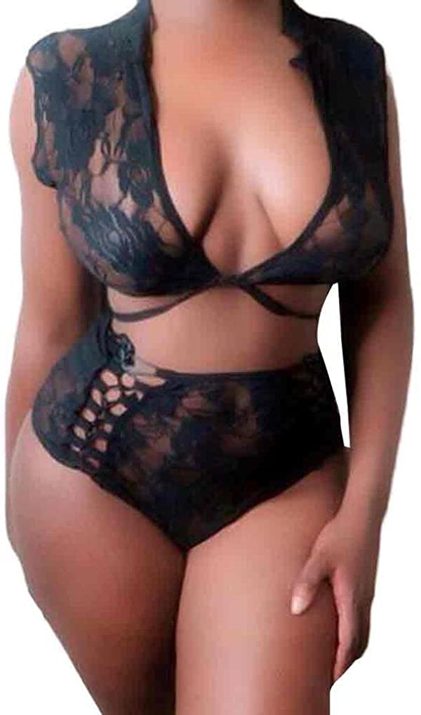 Price:$2.37 GOTD Sexy Lingerie Lace Dress Babydoll Women Underwear Nightwear Sleepwear G-String (L, Black) at Amazon Women’s Clothing store