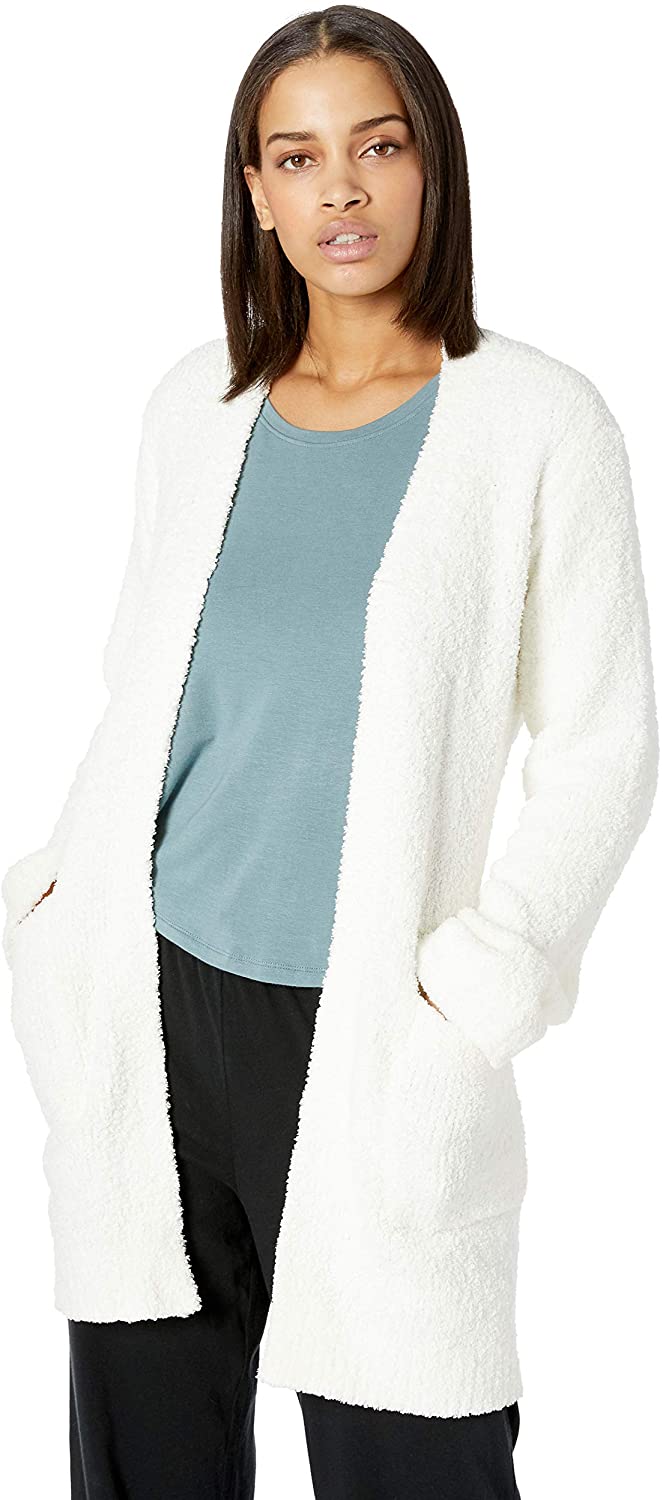 Price:$47.42 Josie by Natori Women's Chenille Teddy Cardi, Warm White, M at Amazon Women’s Clothing store