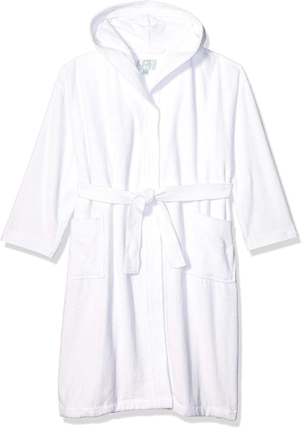Price:$61.22 Majestic International Women's Melrose Terry Velour Hooded Robe, White 12, OSFA at Amazon Women’s Clothing store