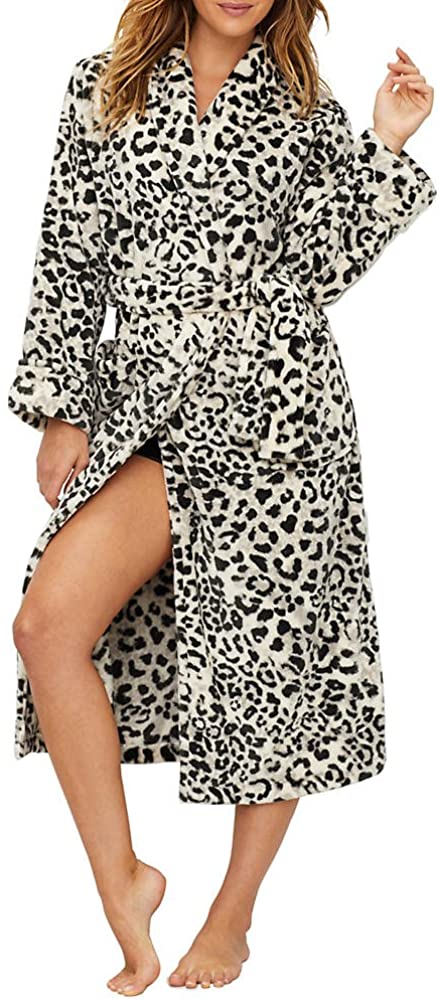 Price:$60.50 N Natori Women's Plush Animal Robe, Silver, Extra Small at Amazon Women’s Clothing store