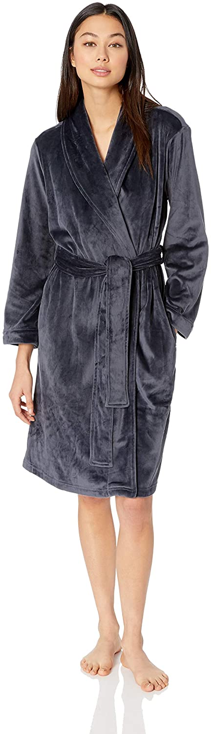 Price:$55.65 N Natori Women's Solid Velour Robe at Amazon Women’s Clothing store