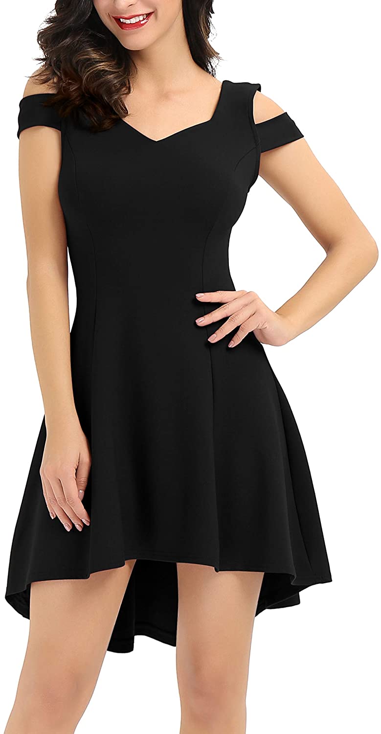Price:$18.89    InsNova Women Little Cocktail Party Homecoming Graduation Skater Dress  Clothing
