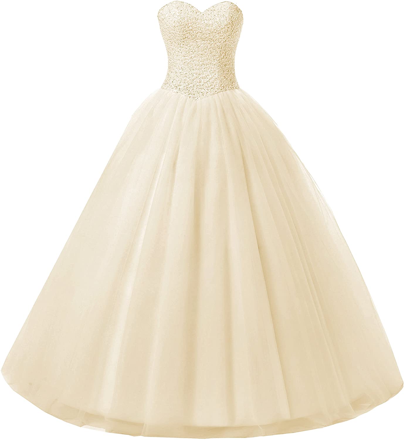 Price:$73.99 Beautyprom Women's Ball Gown Bridal Wedding Dresses at Amazon Women’s Clothing store
