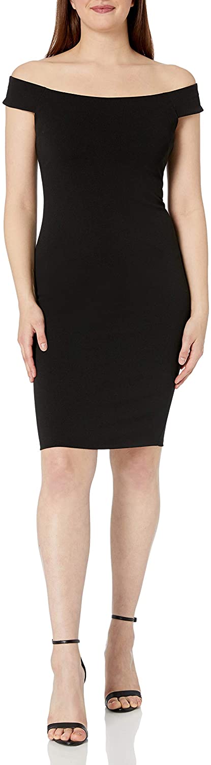 Price:$93.17 Eliza J Women's Off The Shoulder Sheath Dress at Amazon Women’s Clothing store