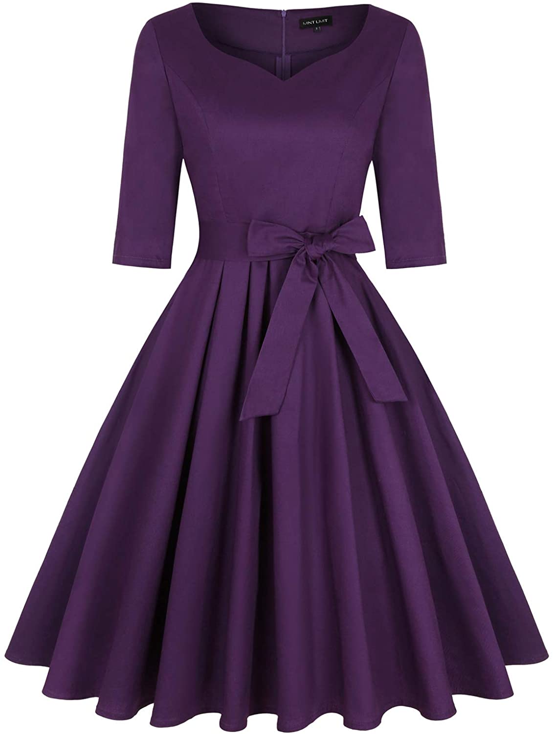 Price:$18.99    MINTLIMIT Women's 1950s Retro Vintage Rockabilly Sweetheart Cocktail Dress with Pockets  Clothing
