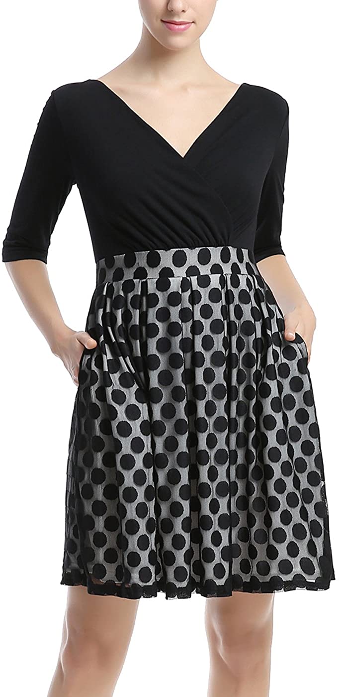 Price:$19.99 phistic Women's Fit & Flare Dress (Regular & Plus Size) at Amazon Women’s Clothing store