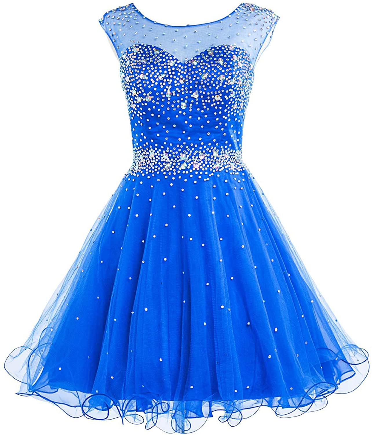 Price:$45.30    Belle House Women's Short Beading Dress A Line Prom Ball Gown  Clothing