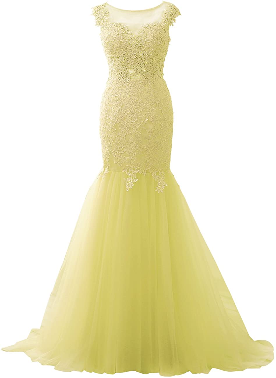Price:$19.99 Prom Dress Evening Gown Lace Long Mermaid Prom Dresses for Party Formal Evening Dress at Amazon Women’s Clothing store