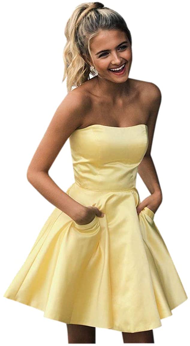 Price:$79.00    Yangprom Homecoming Dresses For Juniors Short Sweetheart Prom Party Gown  Clothing