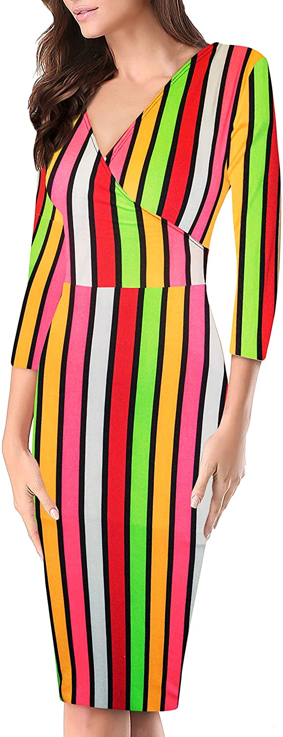 Price:$28.79    Women's Plum Cross V Neck MIDI Dress KDR44322X 11092 RDBKNE 2X  Clothing