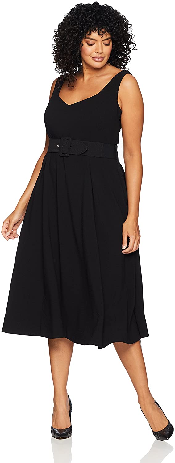 Price:$89.80 City Chic Women's Apparel Women's Plus Size Dress LBD Tea Length at Amazon Women’s Clothing store
