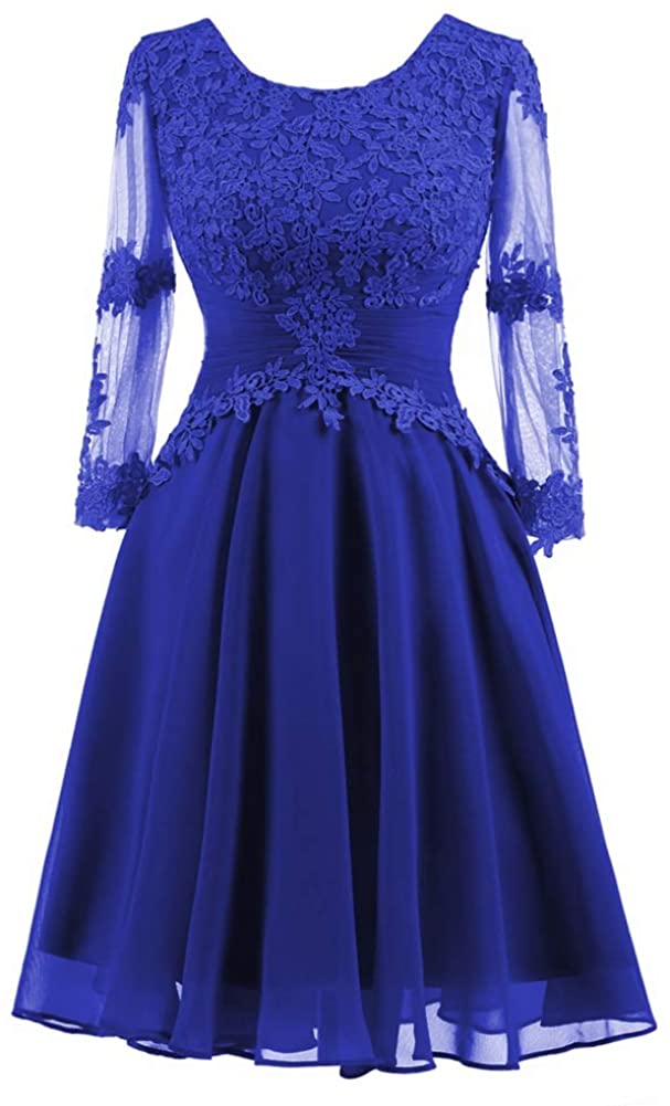 Price:$89.89 YOUTODRESS Tea Length Mother of Bride Dresses Chiffon Women Formal Dresses Pleats Appliques Evening Wedding at Amazon Women’s Clothing store