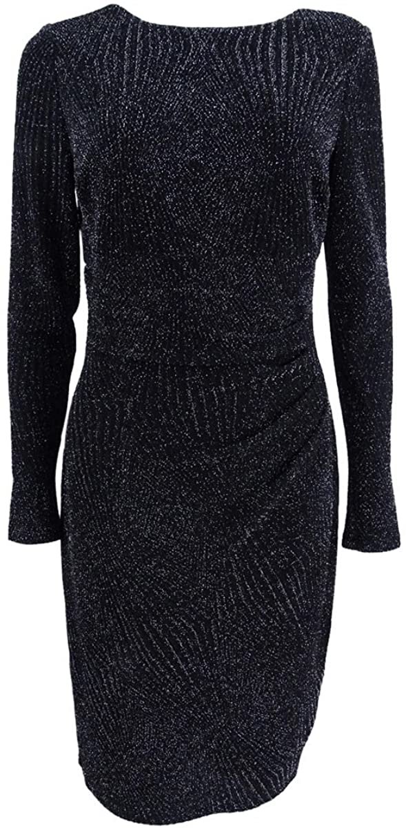 Price:$69.97 Lauren by Ralph Lauren Women's Metallic Jacquard Dress at Amazon Women’s Clothing store
