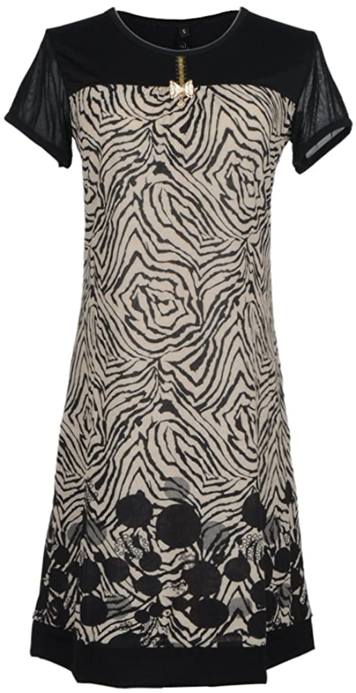 Price:$9.99 OFTEN Fashion Korea Women's Short Sleeve Above Knee Length Loose Dresses at Amazon Women’s Clothing store