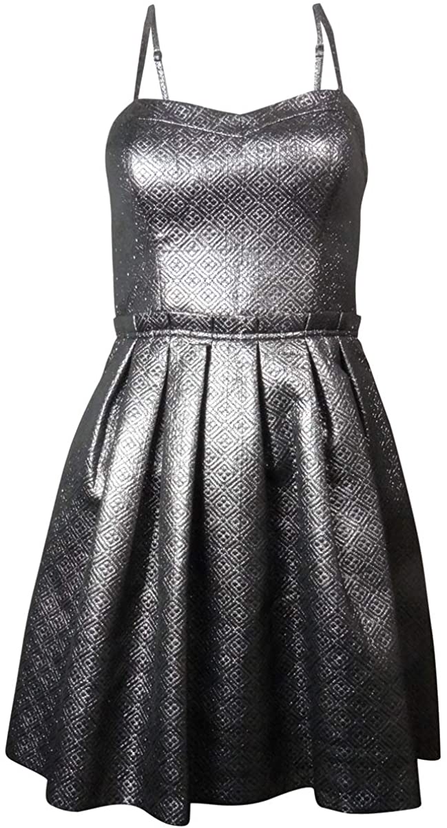 Price:$19.95 GUESS LA Women's Allison Metallic Sweetheart Dress at Amazon Women’s Clothing store