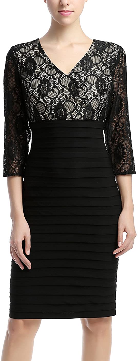 Price:$9.99 phistic Women's Lace Sheath Dress (Regular & Plus Size) at Amazon Women’s Clothing store