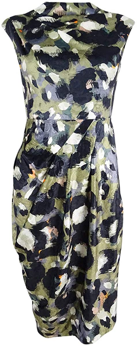 Price:$22.97    Catherine Malandrino Women's Arlene Embossed Velvet Sheath Dress  Clothing