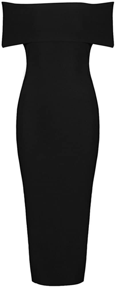 Price:$69.34 whoinshop Women’s Off The Shoulder Side Split Elegant Cocktail Dress at Amazon Women’s Clothing store