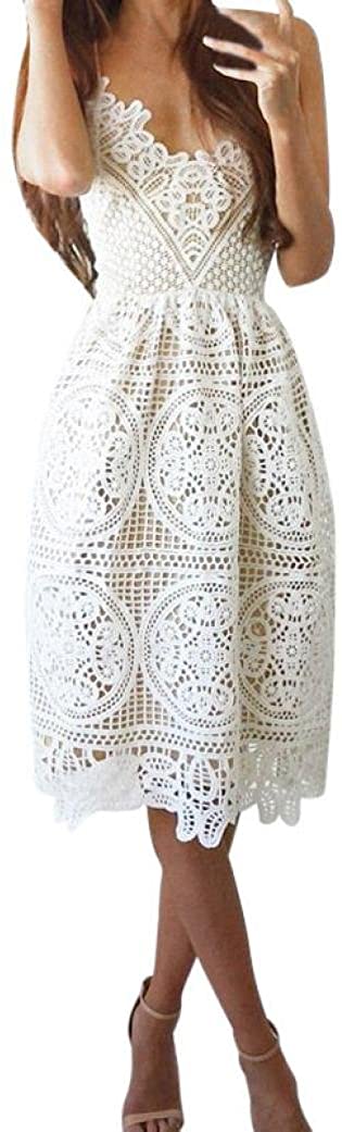 Price:$7.63 DongDong Dress Formal Prom Womens Sleeveless Party Bridesmaid Wedding Ball Gown Cocktail Dress at Amazon Women’s Clothing store