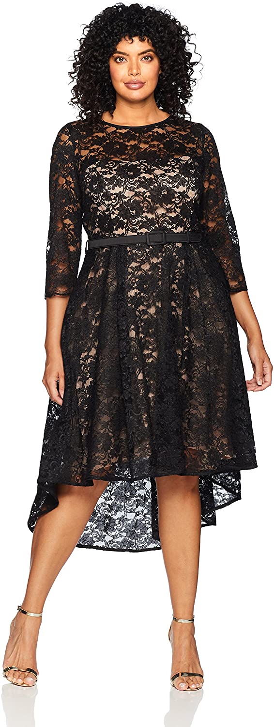 Price:$29.88 City Chic Women's Apparel Women's Plus Size Dress Lace Lover at Amazon Women’s Clothing store