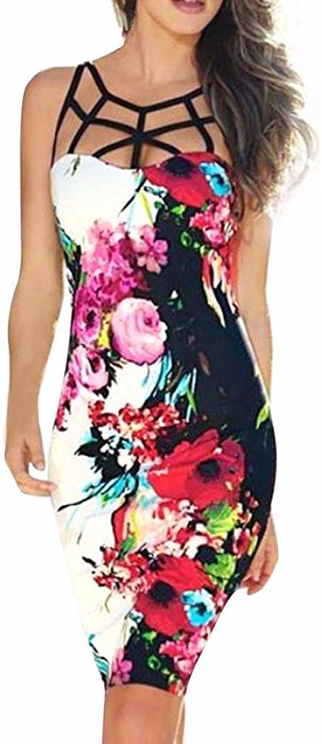 Price:$7.20 Misaky Lady Dress, Bandage Bodycon Evening Party Cocktail Short Mini Dress at Amazon Women’s Clothing store