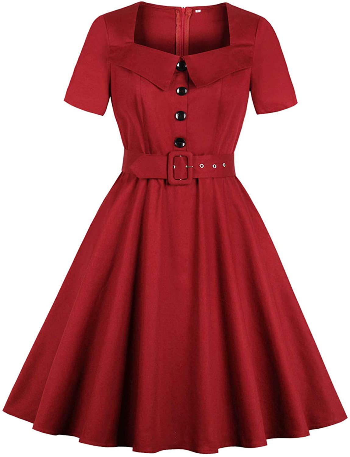 Price:$25.99    KMM Women 1950S Rockabilly Prom Cocktail Party Swing Dress F14  Clothing