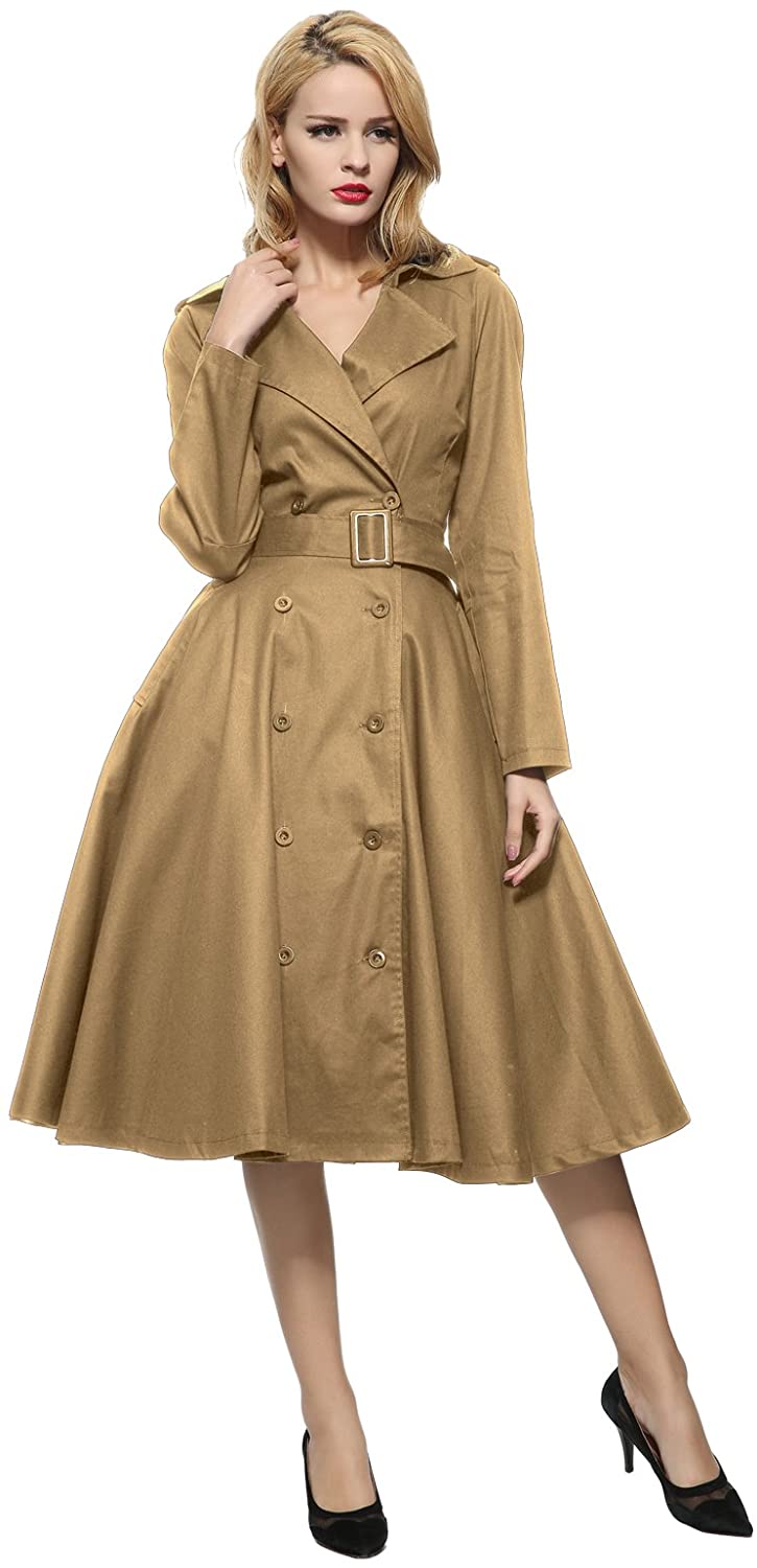Price:$59.99    Maggie Tang Vintage Elegant Swing Coat Rockabilly Tunic Classical Party Dress  Clothing