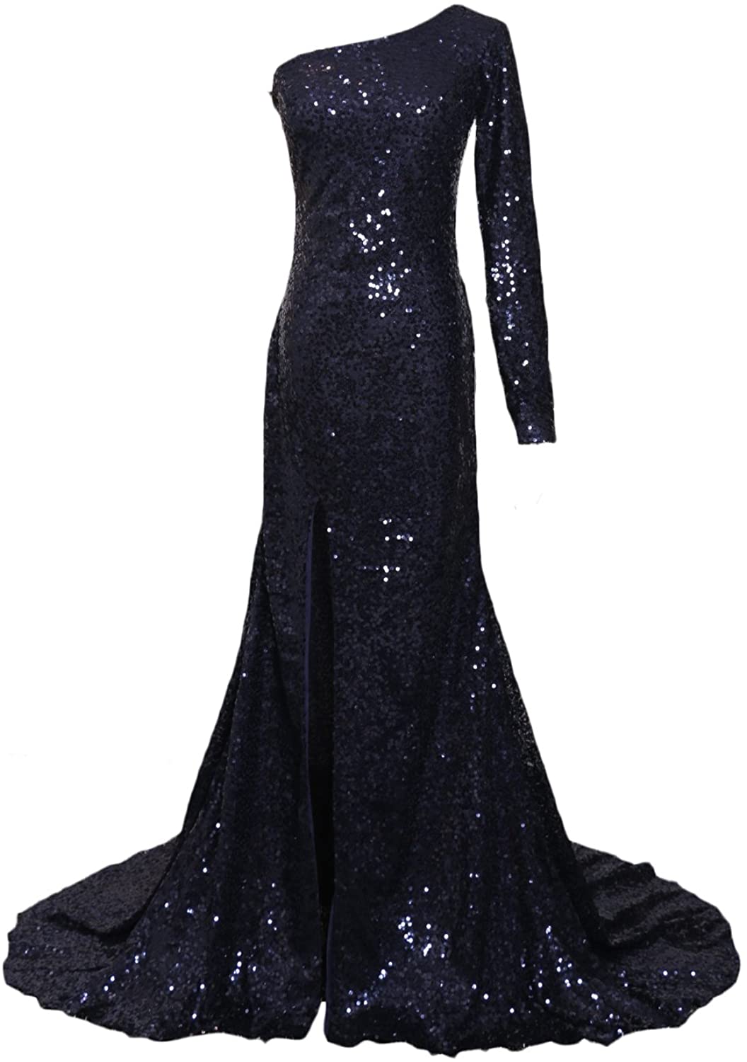 Price:$79.00    CIRCLEWLD Women's Sequins Mermaid Evening Party Gown  Clothing