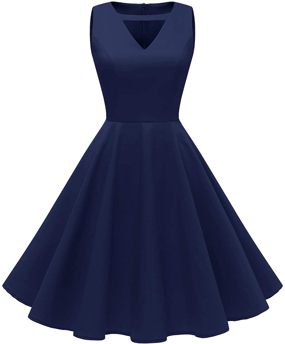 Price:$26.99    AONOUR Women's Vintage 1950s Retro Rockabilly Cocktail Party Dress A line Swing Dress  Clothing