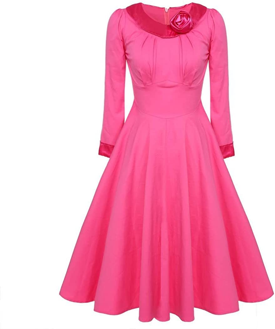 Price:$40.00 ACEVOG Women's Vintage 1950s Style 3/4 Sleeve Lace Flare A-line Dress at Amazon Women’s Clothing store