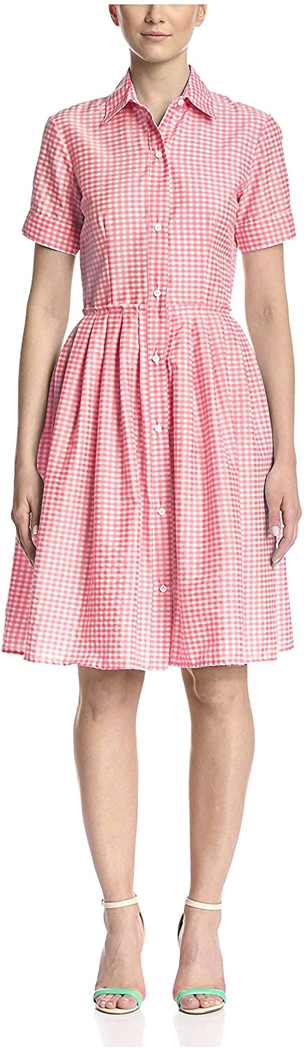Price:$110.55    Melissa Masse Women's Shirt Dress with Pockets  Clothing
