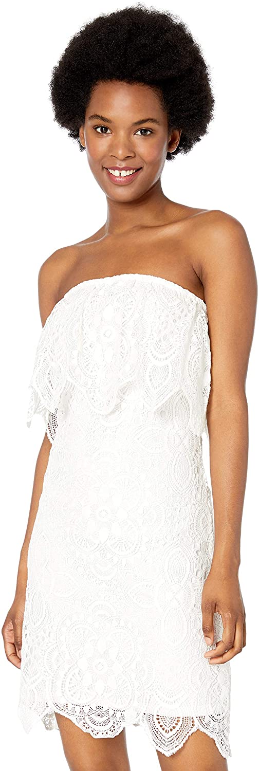Price:$29.46    BB Dakota Women's A Lace of You Strapless Dress  Clothing