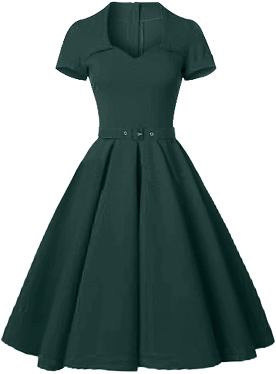 Price:$26.98    GownTown Women's 1950s Retro Vintage Party Swing Dress  Clothing